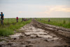 Muddy roads for the Unbound Gravel 200 Emporia Kansas