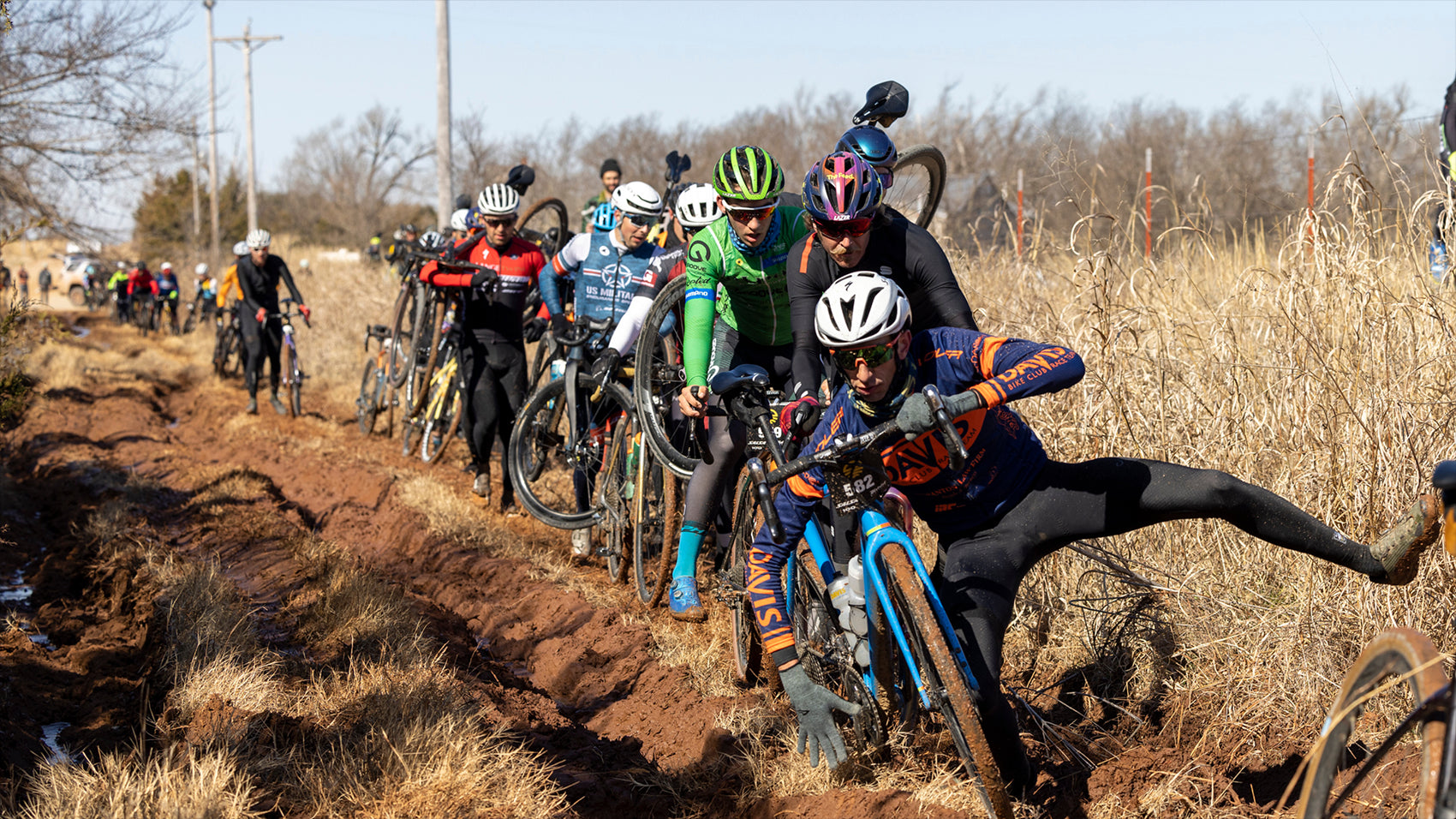 bruno slipping in da mud
