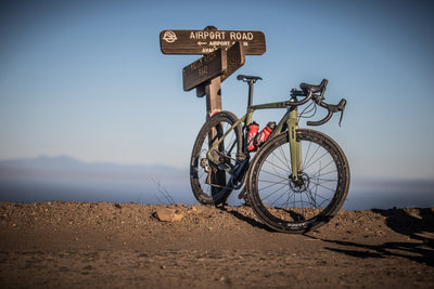 IRC Boken plus gravel bicycle tire On John Hornbeck’s Cipollini all-road on Catalina Island