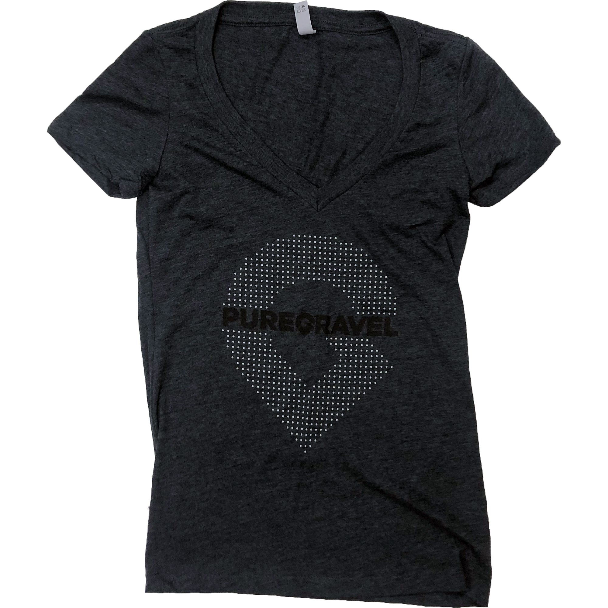 Pure Gravel women's v-neck t-shirt