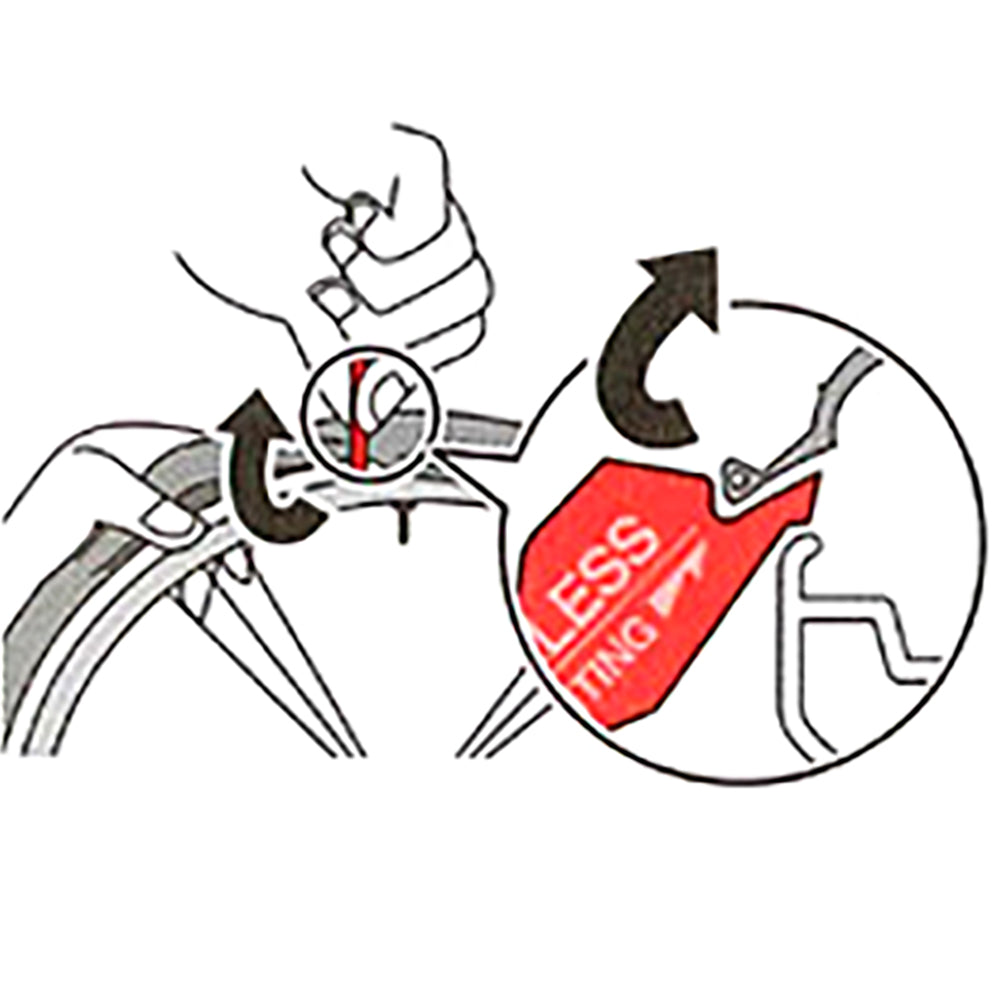 IRC tubeless tire lever instructions
